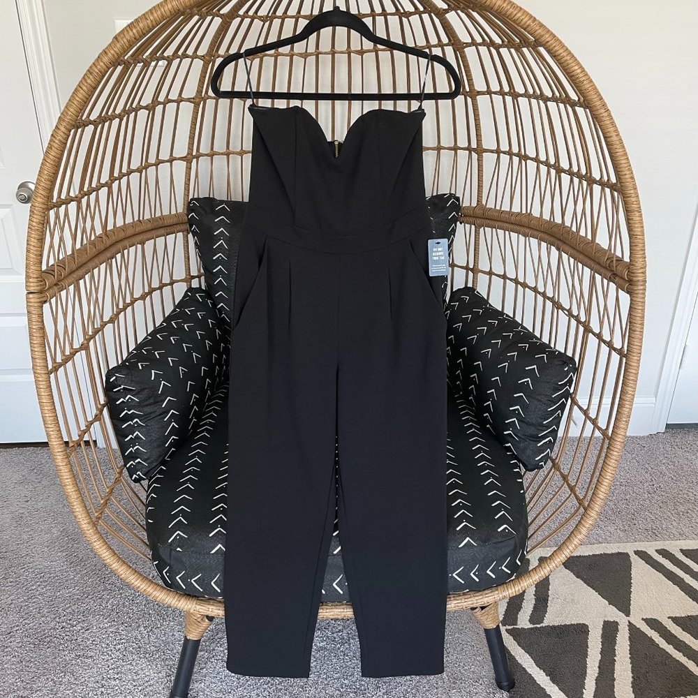 Express Strapless Jumpsuit NWT
